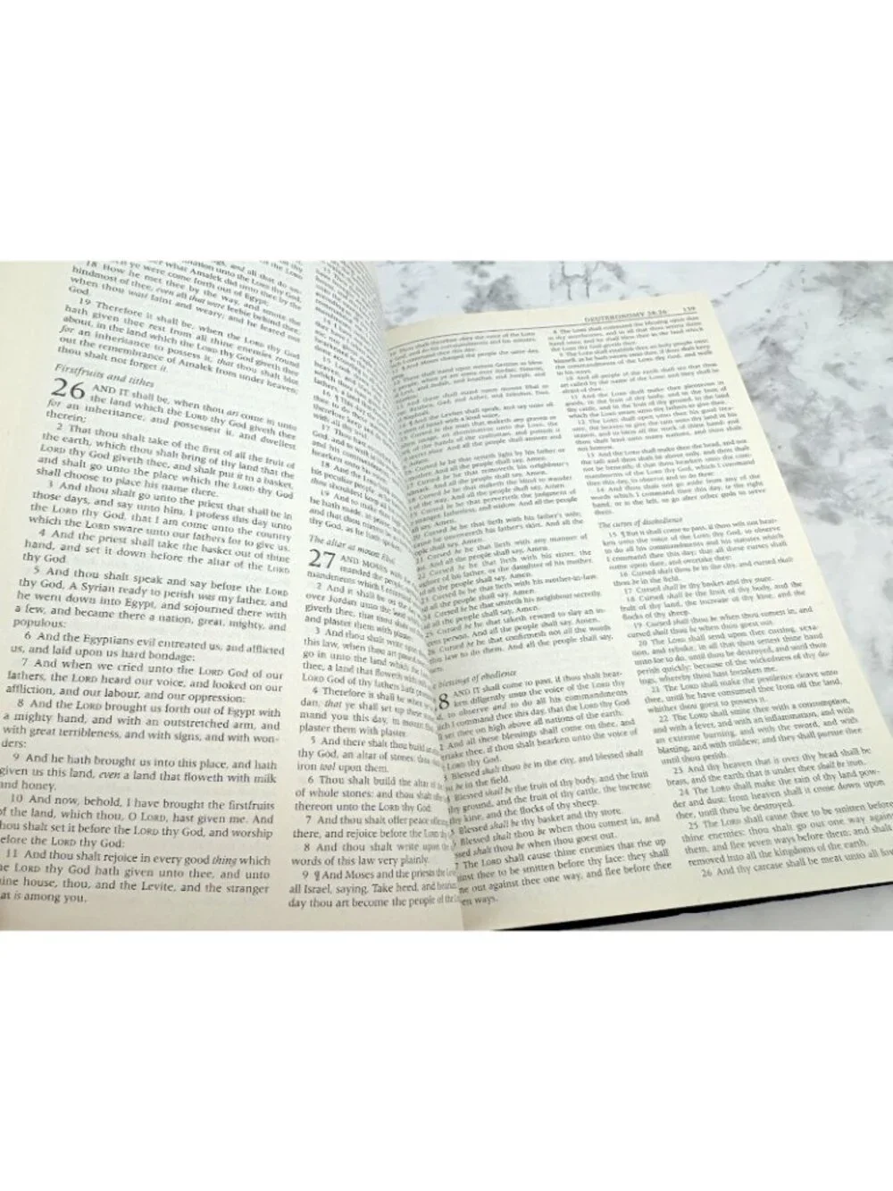 Holy Bible Zondervan King James Version Purple Soft Cover Words of Christ in Red